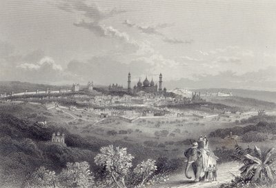 Delhi, grabado por Edward Paxman Brandard (1819-98) c.1860 de John Ramage